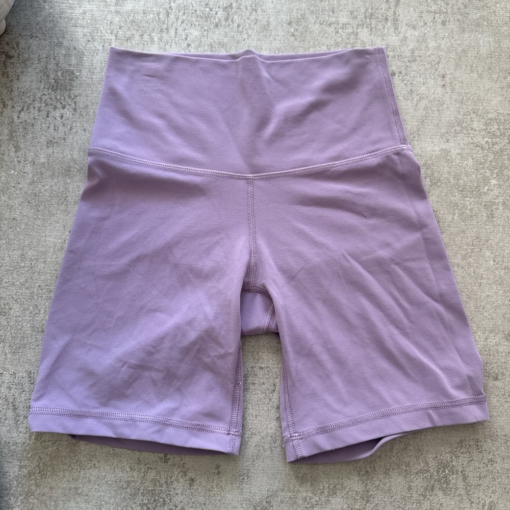Aritzia Lilac Bike Shorts